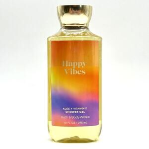 NEW BATH AND BODY WORKS HAPPY VIBES SHOWER GEL 10 FL OZ UNOPENED